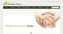 Desktop Screenshot of nordholzer-tannen.de